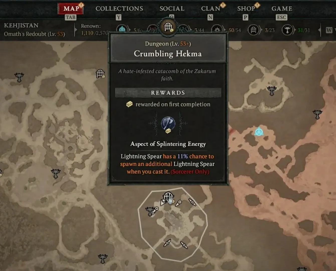 Get Aspect of Splintering Energy in Diablo 4