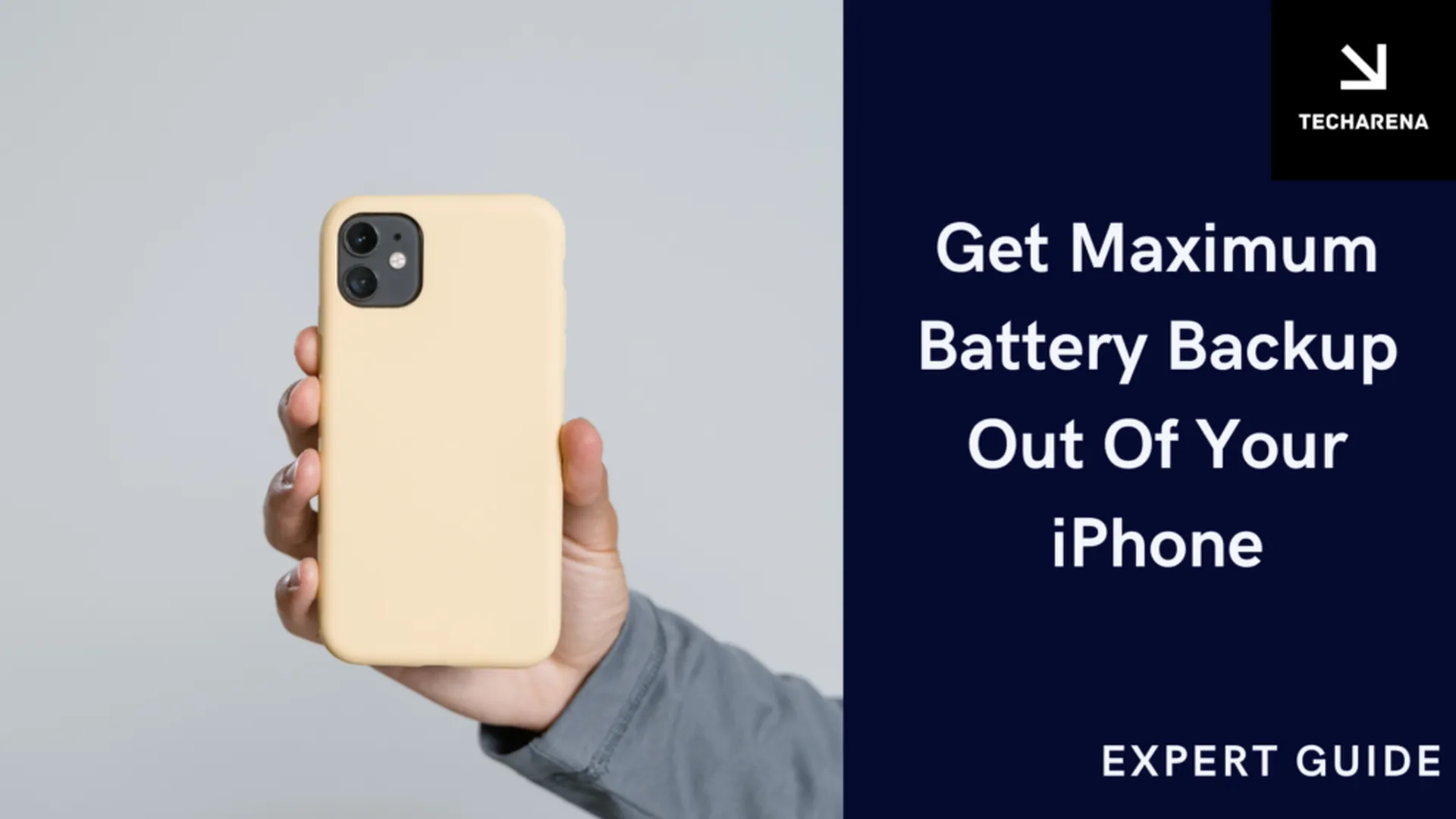 Get Maximum Battery Backup Out Of Your iPhone